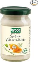 "Byodo" ekologiški grietininiai krienai, 95 g (6 x 95 g)