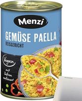 "Menzi" daržovių Paella ryžių patiekalas (400 g mėgintuvėlis) + usy blokas