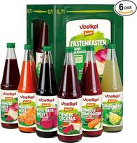 "Voelkel Fasting Box" - 6 x 0,7 l daržovių sultys pasninkui - su instrukcijomis (anglų kalba negarantuojama)