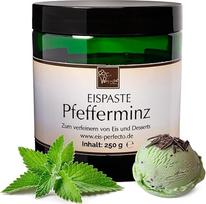 Pipirmėčių ledų pasta gardiems ledams gaivinti, taip pat desertams, gėrimams, šokoladiniams saldainiams, tortiniams kremams ir kt., 250 g