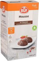 RUF Mousse au Chocolat be virimo, oro šokolado putos su švelnia šokolado drožlėmis, plaktos tik su pienu, didmeninė pakuotė, 1 x 1000 g