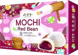 yoaxia ® - [ 210g ] Bamboo House Red Bean Mochi | Raudonosios pupelės | Lipnus ryžių pyragas su raudonosiomis pupelėmis | Japoniškas stilius