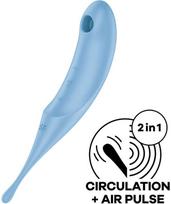 Satisfyer Twirling Pro Mėlyna pulsuojantis vibratorius