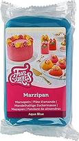 "FunCakes" migdolų cukraus tešla (olandiškas marcipanas) "Aqua Blue": Lengva naudoti ir glotni, puikiai tinka tortams puošti, halal, košer ir be glitimo, 250 g