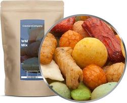 1 x 250 g užkandžių mišinys World Champion Mix Low Fat su žemės riešutais Wasabi Nacho Chips Ryžių traškučiai