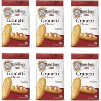 6x "Mulino Bianco Granetti" traški duona Brusketos kruopoms 290 g iš Italijos