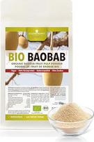 GOLDEN PEANUT Gourmet Organic Baobabo vaisių milteliai 1 kg - veganiški, gryno žalio maisto kokybės, 100 % ekologiški iš beždžionių baobabų, idealiai tinka dribsniams, kokteiliams, kepimui