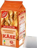 Gut&Günstig Pyragaičių lazdelės su sūriu iš mielinės tešlos (150 g pakuotė) + usy Block