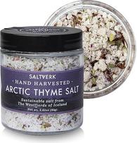 Islandijos jūros druska "Saltverk" su arktiniais čiobreliais (90g)