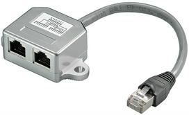 MicroConnect Cable splitter (Y-adapter) Y-ADAPTER RJ45 - 2x RJ45 M/F