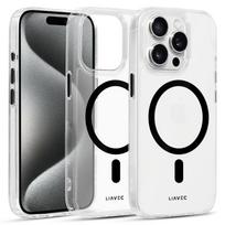 Liavec Glossy Magsafe Clear dėklas skirtas Apple iPhone 14 Pro juodos spalvos