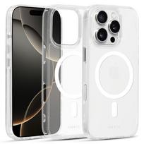 Liavec Glossy Magsafe Clear dėklas skirtas Apple iPhone 16 Pro Max baltos spalvos