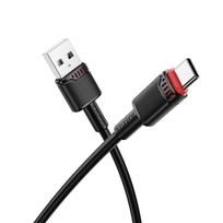 Borofone kabelis BX110 Beneficio – USB į Typ C – 3A 1 metras juodos spalvos