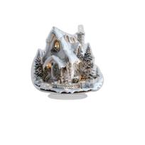 2D Sniego namelis Stalo dekoracija Ornamentai Namų lovos staliuko ornamentai One Size