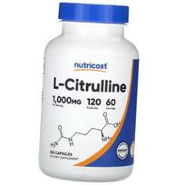 Citrulinas, L-Citrulline 1000, Nutricost 120 kapsulių (27647002) 120caps