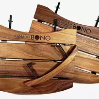 Tikmedžio padėklų ir rankenos rinkinys (Media) Kamado Bono TEAK20