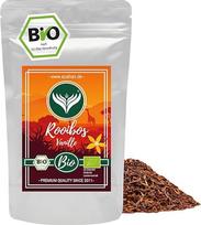 "Azafran" ekologiška "Rooibos Vanilla Tea Loose" - raudonųjų krūmų arbata, pagardinta tikru vanilės aromatu 250g