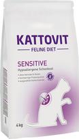 Kattovit Feline Diet Sensitive sausas kačių maistas, hipoalerginis, be grūdų, 4 kg