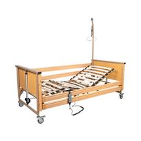 MDH CAREBED Smart elektrinė slaugos ir reabilitacijos lova, iki 135kg, reguliuojama 39–80cm, ruda