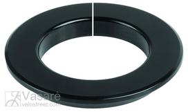 Vairo kolonėlės / šakės adapteris juodas 1.1/8" 30mm