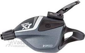 SRAM priekinių  pavarų rankenėlė X-7 Trigger 3pav. Storm Grey ZeroLoss