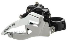 SRAM priekinis perjungėjas X-9 2x10 Low Direct Mount S3 42T Top Pull