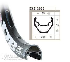 Ratlankis Rigida ZAC 2000 28" Disc, juoda, 622-19