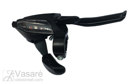 Pavarų/stabdžių rankenėlė ST-EF500 4-pirštų, V-brake