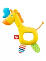 Fisher Price, sankaba ir spustelėjimas, žirafa, barškučio žaislas, unisex, 3+ mėn.
