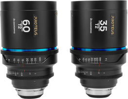 Laowa Proteus 2xAnamorphic 2-Lens Bundle Set A (35mm, 60mm) - Blue - Arri PL/Canon EF (feet)
