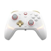Belaidis valdiklis Bluetooth žaidimų pultelis Apex Switch PC Kūno pojūtis su Hallo efekto vairasvirte without charging dock balta