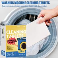 Washing Machine Cleaning Tablets Fully Automatic Disinfection And Sterilization Cleaning Tablets Household Washing Machine Deep Stain Removal One Size geltona