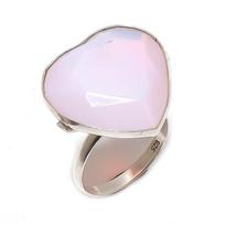Milky Opal Handmade 925 Sterling Silver Jewelry Ring Size 8.5 m4g42