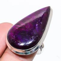 Purple Labradorite Handmade 925 Sterling Silver Gift Ring Size 9 k3e35