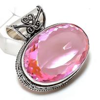 Pink Kunzite Handmade 925 Sterling Silver Jewelry Pendant 1.58  G5M05