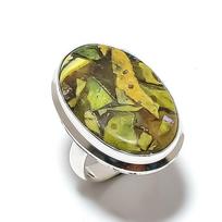 Stichtite Stone Handmade 925 Sterling Silver Jewelry Ring Size 11 Q3A44