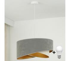 BRILAGI - LED Pakabinamas sietynas LYRA 1xE27/15W/230V pilka/kreminė/auksas