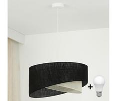BRILAGI - LED Pakabinamas sietynas LYRA 1xE27/15W/230V juoda/kreminė