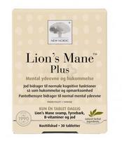 Maisto papildas NEW NORDIC Lion's Mane Plus tabletės N30