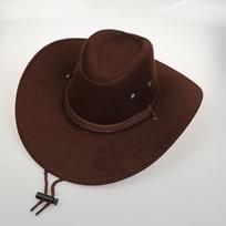 Vasarinė vyriška kepurė nuo saulės, Big Western Cowboy kepurė, jodinėjimo kepurė, lauko kepurė, dirbtinės odos kepurė, šauni kepurė One Size ruda