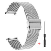 22 mm nerūdijančio plieno apyrankė Xiaomi Mi Watch S4 Sport S3 S2 S1 Active Watch Color 2 laikrodžiui, metalinė tinklelio apyrankė Huawei GT 5 GT4 3 2 Pro 46 mm laikrodžiui 22MM sidabras