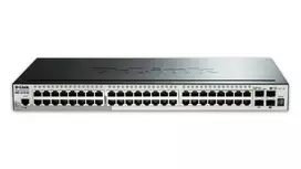 D-Link | Sukraunamas išmanusis valdomas jungiklis su 10G įkėlimo nuorodomis | DGS-1510-52X/E | Tvarkoma L2 | Montuojamas ant stovo | 10/100Mbps (RJ-45) prievadų kiekis | 1Gbps (RJ-45) prievadų kiekis 48 | SFP+ prievadų kiekis | Maitinimo tipas | mėnesių