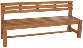 Sodo suoliukas | Tikmedžio mediena, 240 cm, 4 vietos, atsparus oro sąlygoms