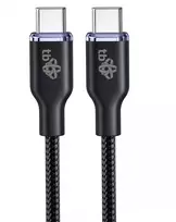 USB C - USB C 60W Glamour cable 1.5m black