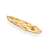 BALMAIN HAIR auksinės spalvos plaukų segtukas M dydis / PRINTEMPS GOLDEN LEAF SLIDE