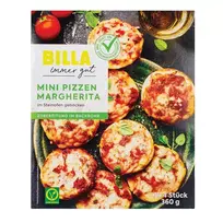 Šaldytos mini picos Margarita BILLA IMMER GUT, 360 g