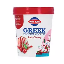 Kri Kri ledai su graikišku jogurtu ir vyšniomis, 450 ml