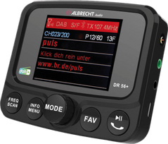 Albrecht DR56+ DAB+ Car Radio Adapter / Hands-Free Device.