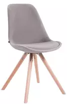 Lankytojų kėdė Toulouse velvet round natura