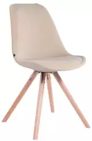 Lankytojų kėdė Toulouse velvet round natura